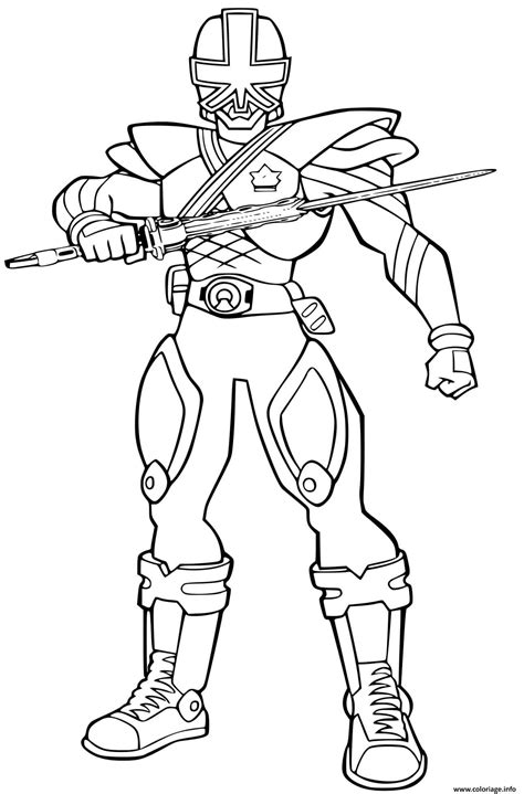 Coloriage Power Ranger Samurai A Imprimer Danieguto Images And Photos