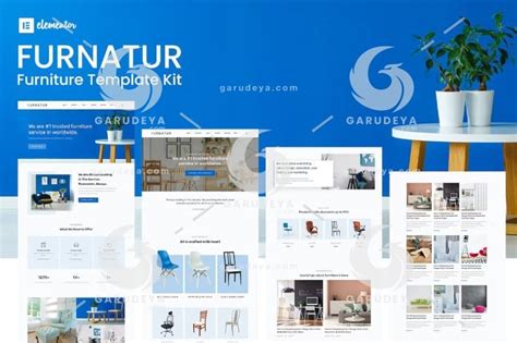 Furnatur Furniture Ecommerce Elementor Template Kit Garudeya