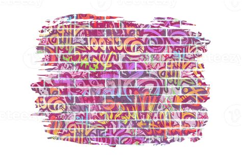 Graffiti Brick Wall Sublimation Clipart Png 21444271 Png