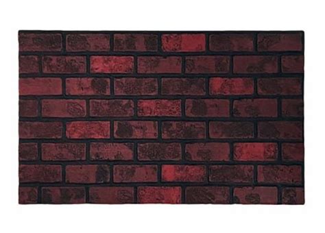 Rustic Brick-Standard-Dark Red Brick Dark Grout