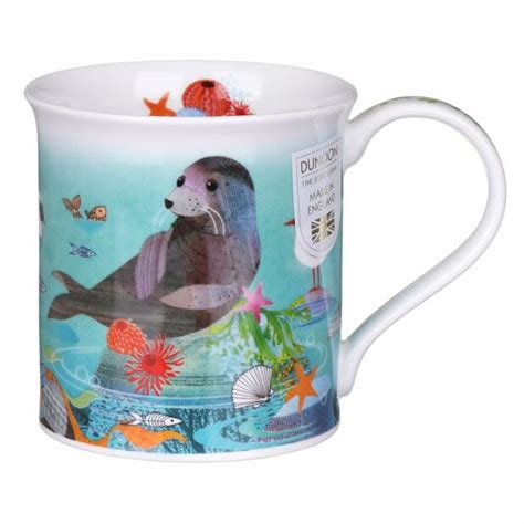 Dunoon Seashore Seal Bute Shape Mug Great British Brands USA