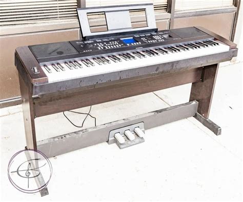 Yamaha Portable Grand Dgx Keyboard Midi Digital Piano W Stand