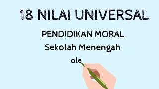 Nilai Murni Pendidikan Moral Dskp Kssm Pendidikan Moral T Dan T