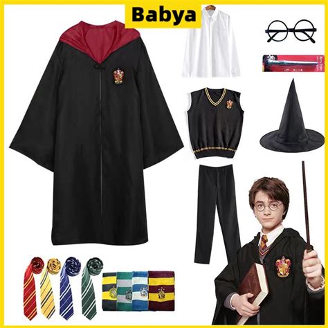 Harry Potter Halloween Capa Mágica Disfarçado Gryffindor Uniforme