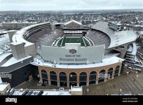 A General Overall Aerial View Of Camp Randall Stadium Wednesday Nov