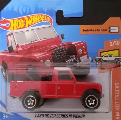 Hot Wheels Hot Trucks Land Rover Series III Pick Up Universo Hot Wheels