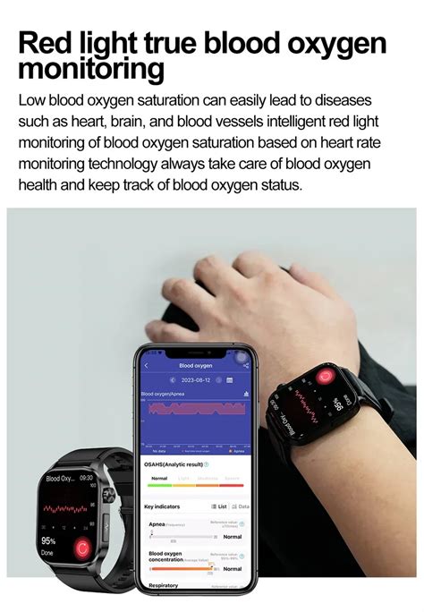 Et Neu Blutzucker Gesundheit Smart Watch Ecg Ppg Hrv