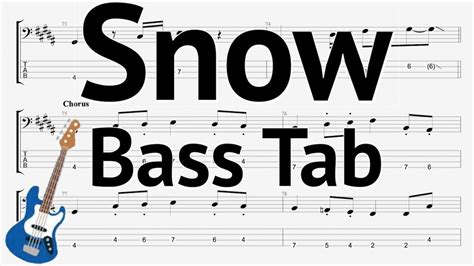 Red Hot Chili Peppers Snow Bass Tab ベース 譜面 YouTube