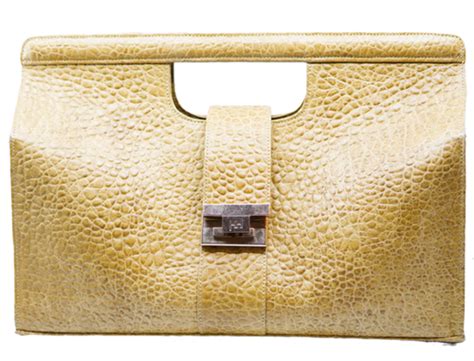 Yellow Textured Leather Large Bag | maxleatherusa