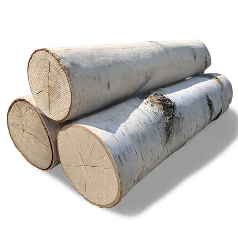 Decorative Birch Logs and White Birch Logs