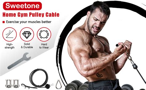 Sweetone C Ble De Gymnastique Cable Musculation Corde Fil D Acier De