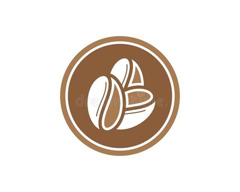 Coffee Beans Logo Template Vector Icon Stock Vector Illustration Of