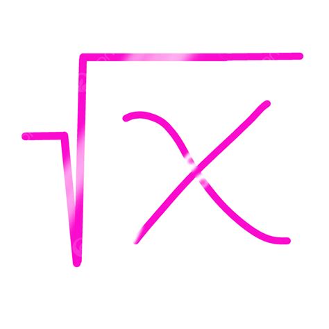 Radical Sign PNG Image Radical Sign Formula Matematika Simbol PNG