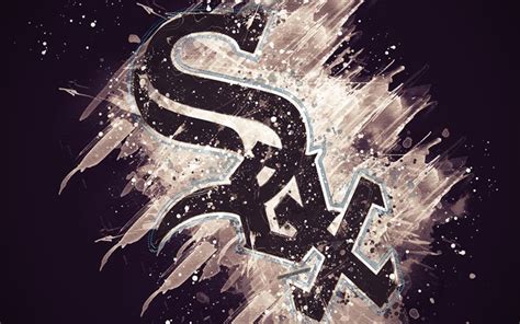 Download Wallpapers Chicago White Sox 4k Grunge Art Logo American