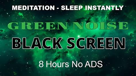 Green Noise Sound For Sleep Better All Night 24 Hour BLACK SCREEN