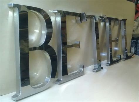 Letras En Aluminio Fabricaciondeletras Mx