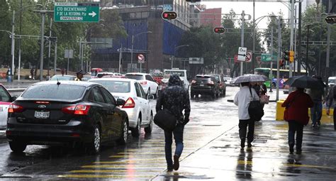 Reportan Lluvia En Cinco Delegaciones De La CDMX