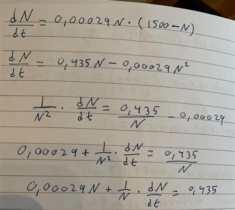 Separabel Differential Ekvation Matematik Matte 5