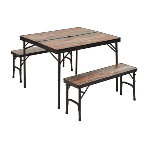 Table Camping Bois Flott Bancs Trigano Mobilier De Plein Air