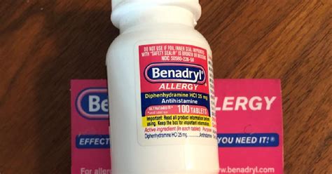 Benadryl Allergy Tablets 100 Count Only 279 Shipped On Amazon