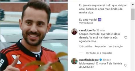 Everton Ribeiro Se Despede Do Flamengo Nas Redes Sociais