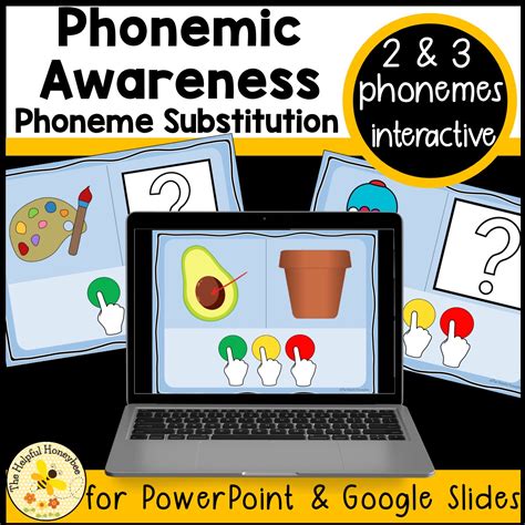 Interactive Phonological Phonemic Awareness Phoneme Substitution Digital Made By Teachers