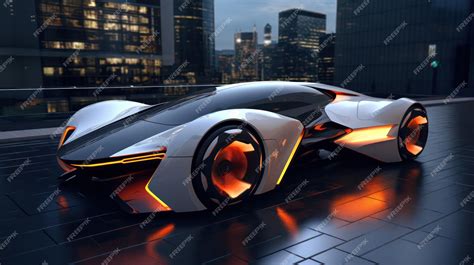 Premium Ai Image Electrifying Elegance Futuristic Ev Hypercar A