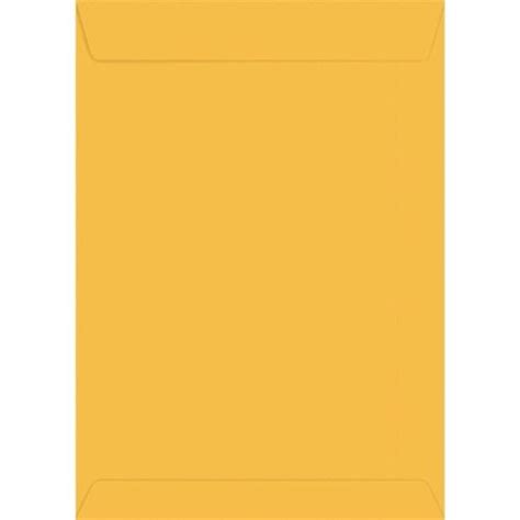 Envelope Saco Kraft Ouro G X Mm Foroni Avulso Papelaria Criativa