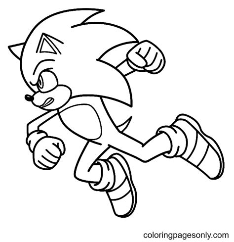 Sonic Coloring Pages Printable For Free Download