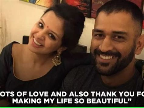 Ms Dhonis Wife Sakshi Has A Beautiful Message For Him On His Birthday