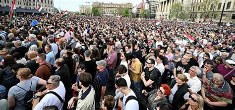 Tens Of Thousands Protest Far Right Orbán Government In Budapest Anews