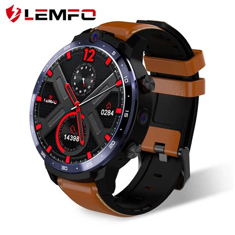 LEMFO LEM12 Smart Watch Men 4G 3GB 32GB GPS Dual Camera With Bank Power