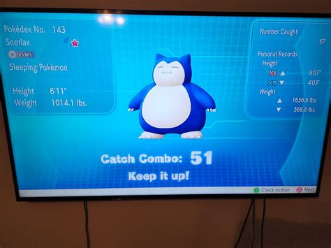 Latest Shiny: Snorlax : r/PokemonLetsGo