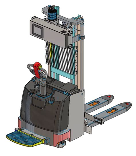 叉车 Agv3d模型下载三维模型step模型 制造云 产品模型