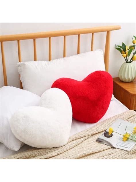 Pc Heart Shaped Decorative Throw Pillow Shein Usa