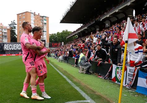 El Espanyol Sobrevive En Vallecas Y Mira Con Optimismo A La Permanencia