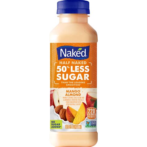 Naked Half Naked Mango Almond Juice Blend SmartLabel