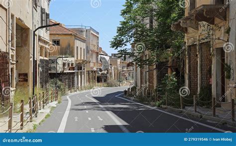 Deserted Streets In Varosha Ghost Town In Famagusta Northern Cyprus