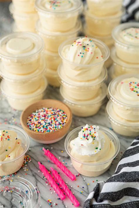 Funfetti Birthday Cake Pudding Shots These Fun And Festive Birthday