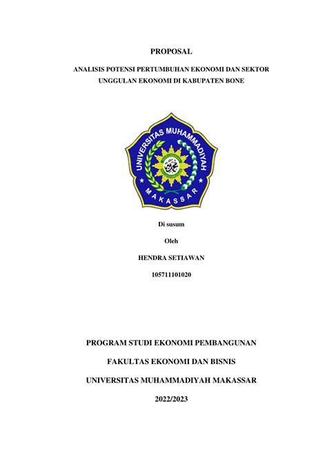 Pdf Analisis Potensi Pertumbuhan Ekonomi Dan Sektor Unggulan