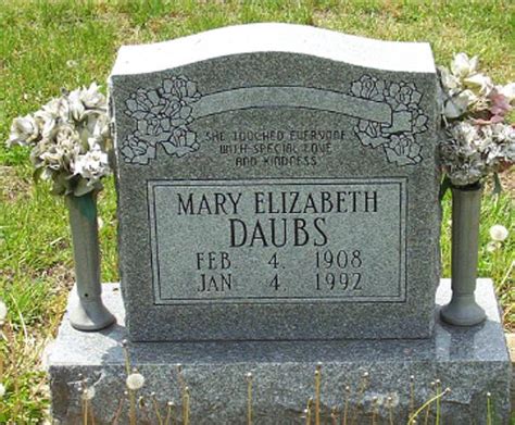 Mary Elizabeth Billingsley Daubs 1908 1992 Find A Grave Memorial