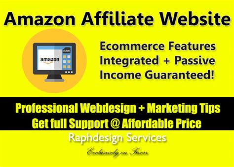 Design best amazon affiliate website and promote it by Raphdesign | Fiverr