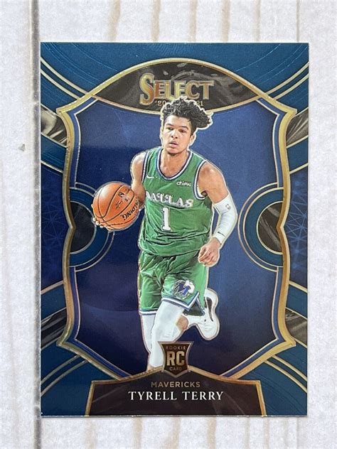 Tyrell Terry Select Basketball Rookie Card Rc Concourse Mavericks