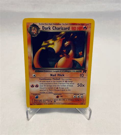 Holo Dark Charizard Pokemon Tcg Team Rocket Pokemon Trading Card