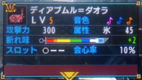 【mhxx】各属性のおすすめ狩猟笛