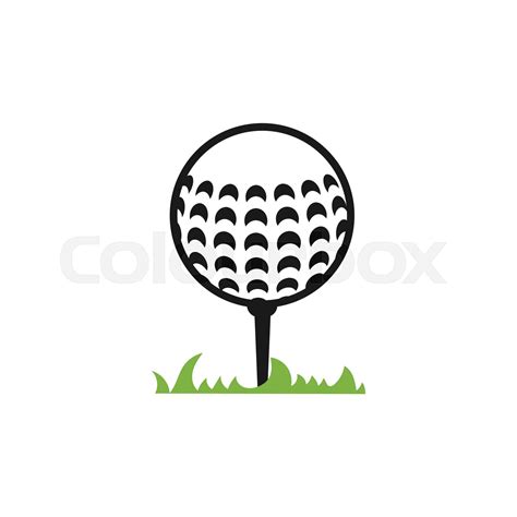 Golf Ball Vector Black And White