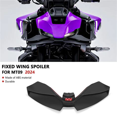For MT 09 2024 MT09 SP 2024 2025 Motorcycle Front Spoiler Kit Downforce Naked Frontal Spoilers