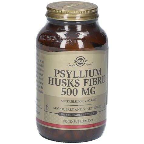 Solgar Psyllium Husks Fibre 500mg 200 St Farmaline