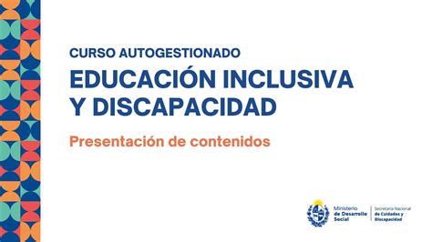 Educación Inclusiva Y Discapacidad Presentación Del Curso Youtube