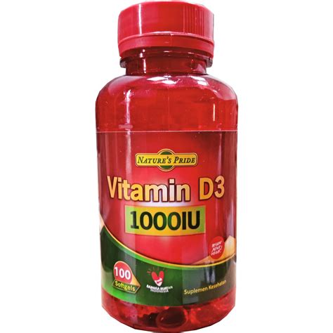 Jual Nature S Pride Vitamin D3 1000 IU Isi 30 Kapsul Shopee Indonesia